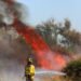 Estabilizado el incendio que afecta a un paraje de Aznalcóllar en Sevilla