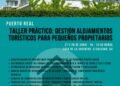 Puerto Real: «Taller práctico de gestión de alojamientos turísticos para pequeños propietarios»