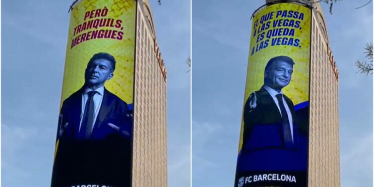 Laporta lo vuelve a hacer en Madrid