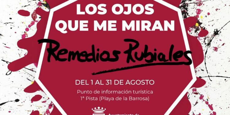 Chiclana: La oficina de Turismo de La Barrosa acoge desde el lunes la exposición ‘Los ojos que miran’ de Remedios Rubiales