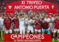 El Sevilla levanta el Trofeo Antonio Puerta
