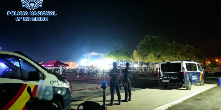 La Policía Nacional realiza 325 propuestas de sanción administrativa y cuatro detenidos en el festival «Puro Latino»