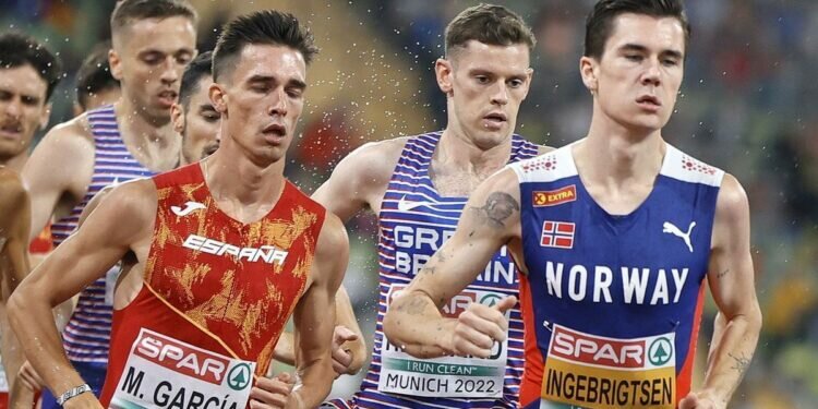 Mario García Romo, medalla de bronce en el 1.500m del Europeo de Atletismo