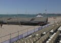 El Cádiz Arena acoge desde el viernes un campeonato nacional de la Liga Mapfre de Tenis Playa 2022