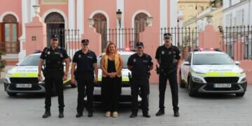 Tres nuevos patrulleros se incorporan al parque móvil de la Policía Local de Puerto Real