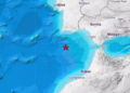 Un terremoto de 5,4 grados en el Golfo de Cádiz