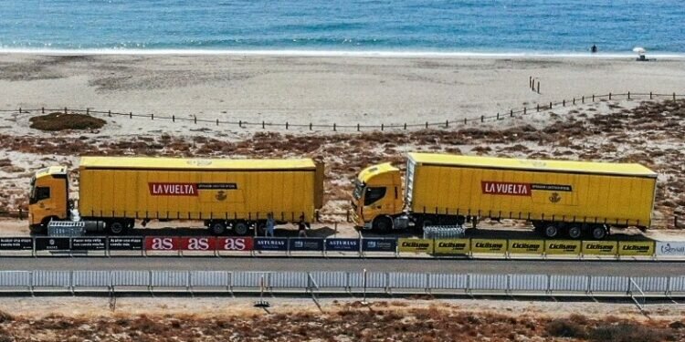 Correos lleva toda la infraestructura de La Vuelta 22 en su etapa Sanlúcar de Barrameda-Tomares