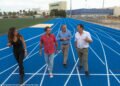 Se inaugura la nueva pista de atletismo del campo de deportes Manuel Irigoyen