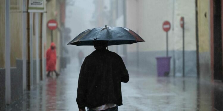 Llegada de una borrasca atlántica