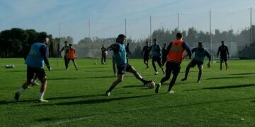 Chiclana vuelve a acoger a equipos de fútbol durante su stage invernal