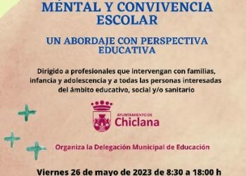 Chiclana celebra una jornada de salud mental y convivencia escolar este viernes